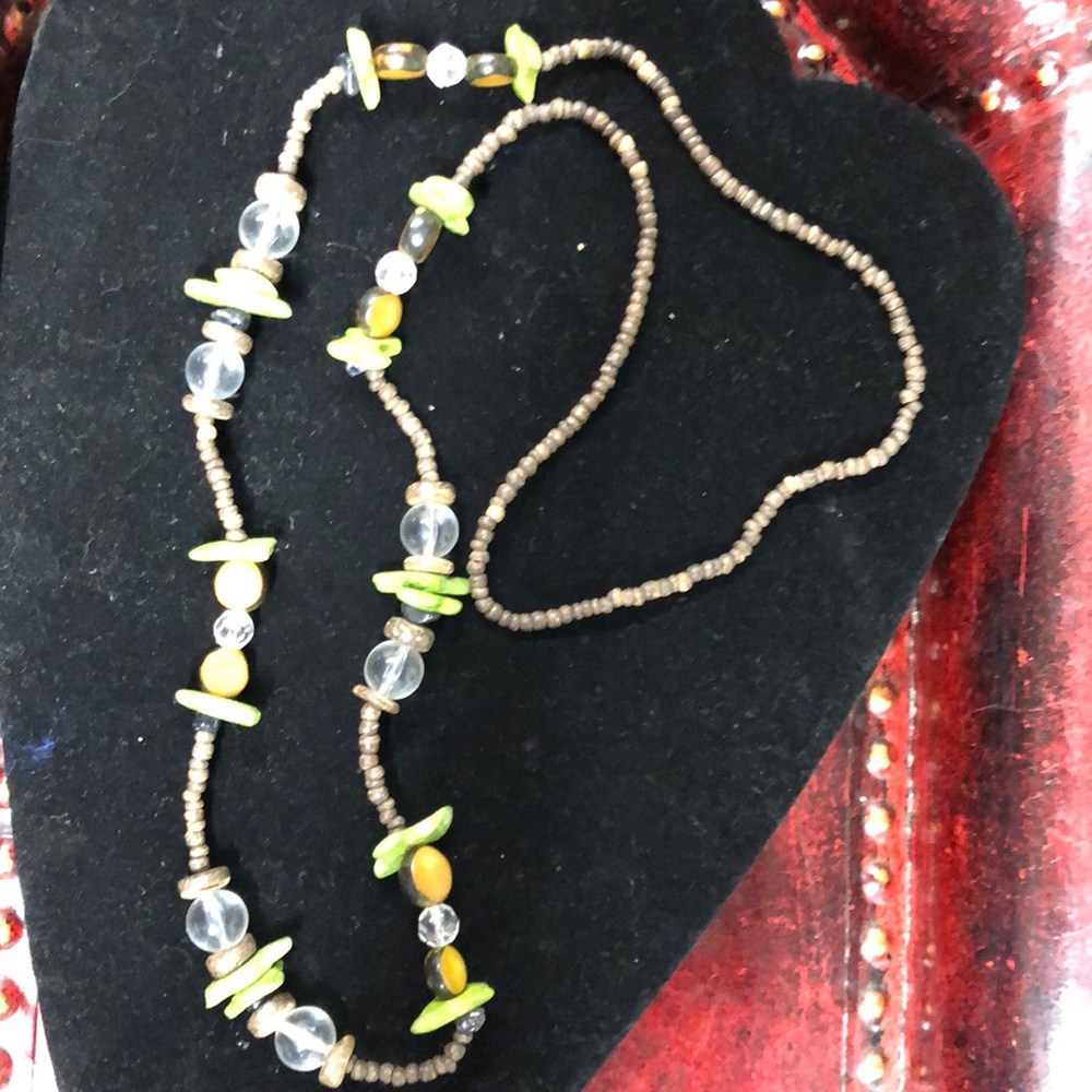 15” Multi type Bead necklace